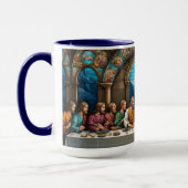 Mug Verre Dernier Jésus Souper chrétien catholique (Gauche)