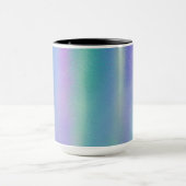 Mug Verre Dichroïque Rainbow Colours Art (Centre)