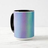 Mug Verre Dichroïque Rainbow Colours Art (Devant gauche)