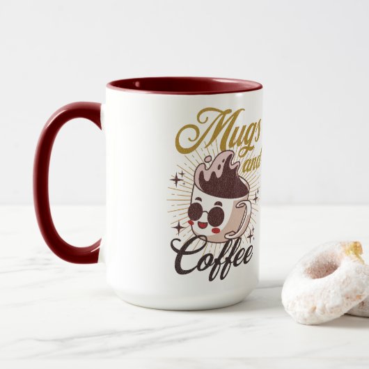 Mug Verre d'inspiration Art (Avec donut)