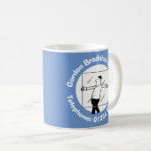 Mug Verre et vitrage pour le Glazier. (Devant droit)