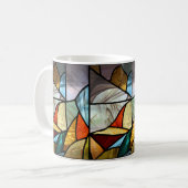 Mug Verre multicolore Abstrait (Devant gauche)