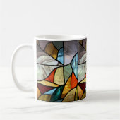 Mug Verre multicolore Abstrait (Gauche)