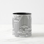 Mug Verre noir et blanc (Centre)