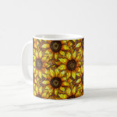 Mug Verre tendu de tournesol (Devant gauche)