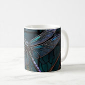 Mug Verre tendu Dragonfly Douche rideau (Devant droit)