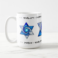 Verre tendu Mogen David (Personnalisé)