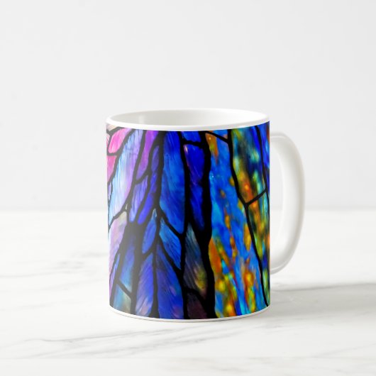 Mug Verre, Tiffany - Style, (Devant droit)
