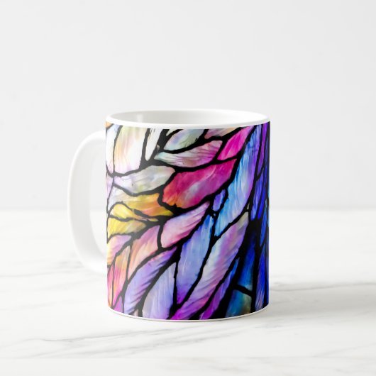 Mug Verre, Tiffany - Style, (Devant gauche)