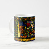 Mug Verre vintage Floral (Devant gauche)