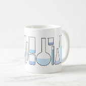 Mug Verrerie de laboratoire bleu (Devant droit)