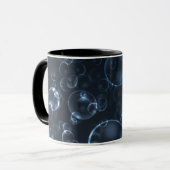 Mug Verres bleus, bokeh (Devant gauche)