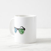 Mug Verres de ballot de livre (Devant gauche)