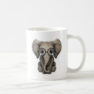 Mug Verres de port d'éléphant ringard de bébé