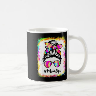 Mug Verres teintés tie dye chignon vie de maman décolo