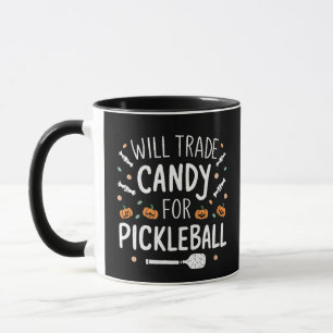 Mug Verront Des Bonbons Pour Le Pickleball Éffrayant H