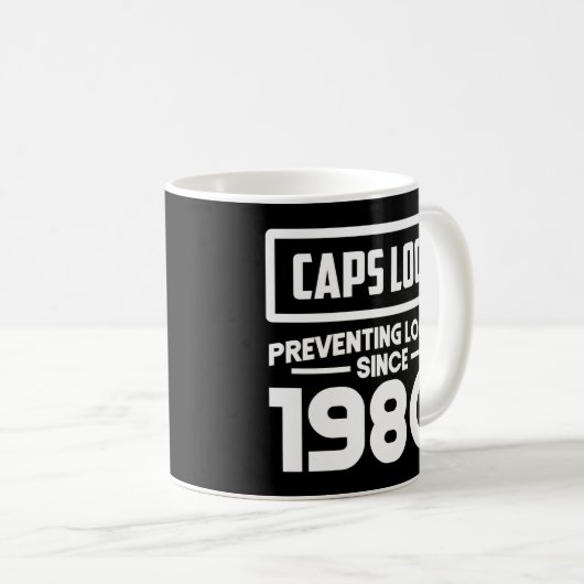 Mug Verrouillage des Casquettes de codage du programme (Devant droit)