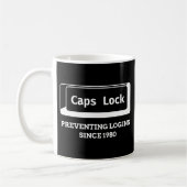 Mug Verrouillage des Casquettes de codage du programme (Gauche)