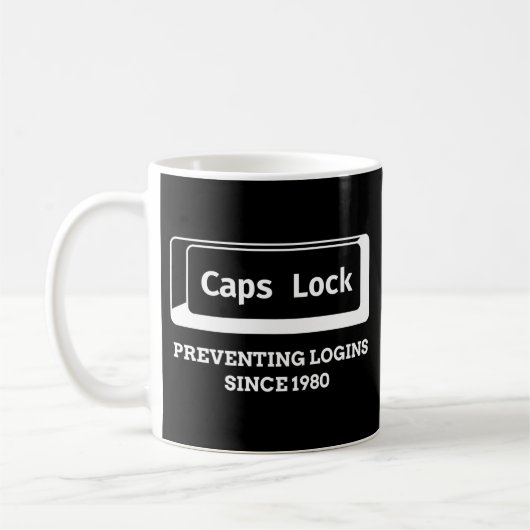 Mug Verrouillage des Casquettes de codage du programme (Gauche)