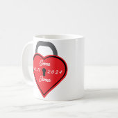Mug Verrouillage du coeur (Devant gauche)