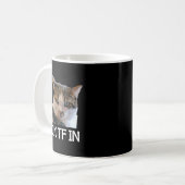 Mug Verrouille Tf dans Cat Focus Mindset Meme Drôle (Devant gauche)