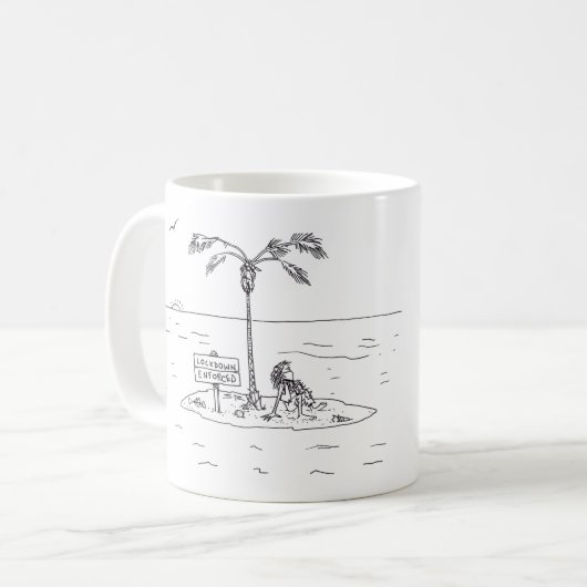 Mug Verrouiller Musique forcée (Devant gauche)