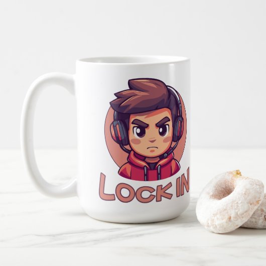 Mug Verrouiller | Pro Gamer | Streamer (Avec donut)