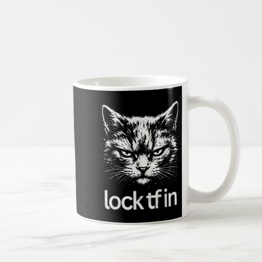 Mug Verrouiller tf dans un chat (Droite)