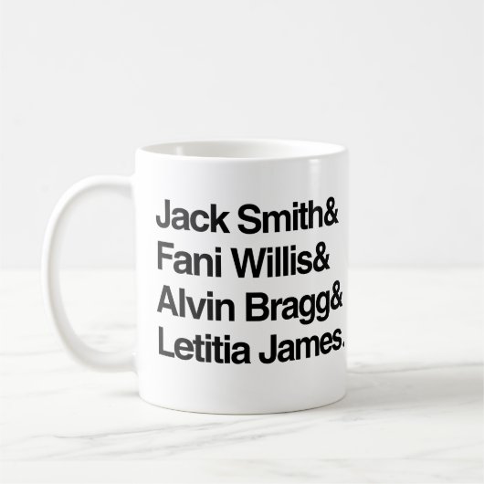 Mug Verrouillez-le : Jack et Fani et Alvin et Letitia (Gauche)