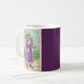 Mug vers 1910 Père Noël en robe violette (Devant gauche)