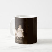 Mug vers 1910 pitbull et bébé RPPC (Devant gauche)