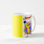 Mug vers 1950 Banana Feuille de musique imprimé (Devant droit)