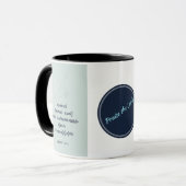 Mug Vers de bible de Malayalam de 14h14 d'exode de (Devant gauche)