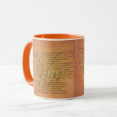 Mug Vers de bible du psaume 91 (Devant gauche)