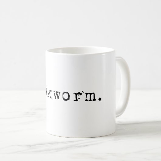 Mug Vers de livre (Devant droit)