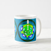 Mug Vers l'art vert (Devant droit)