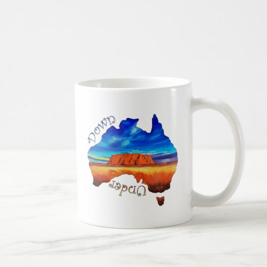 Mug Vers le bas dessous (Droite)