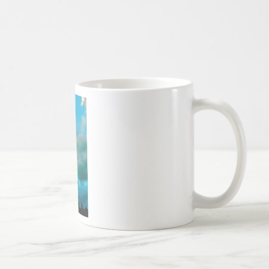 Mug Vers le haut de dans les nuages (Droite)