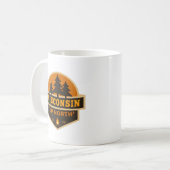 Mug Vers le nord du Wisconsin - Rustic Lake & Camping  (Devant gauche)
