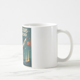 Mug "Vers Les Étoiles Et Au-Delà" Voyage Vintage Dans 