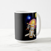 Mug Vers l'espace et au-delà (Devant droit)