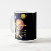 Mug Vers l'espace et au-delà (Devant gauche)