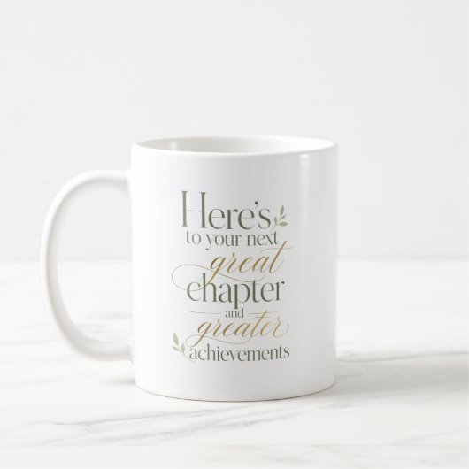 Mug Vers votre prochain grand chapitre (Gauche)