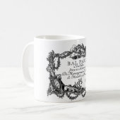 Mug Versailles - Billet d'entrée du mariage - 1745 (Devant gauche)