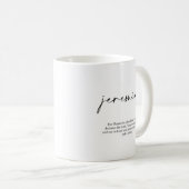 Mug Verse Bible Élégant (Devant droit)