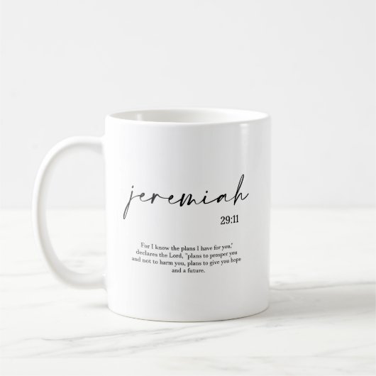Mug Verse Bible Élégant (Gauche)