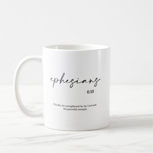 Mug Verse Bible Élégant (Gauche)