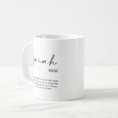 Mug Verse Bible Élégant (Devant gauche)