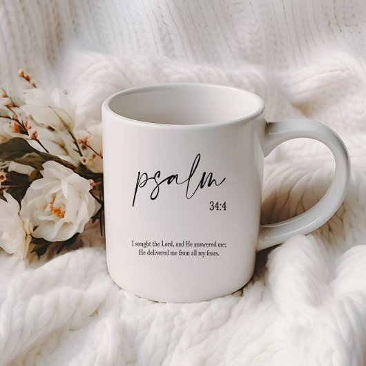 Mug Verse Bible Élégant Vert