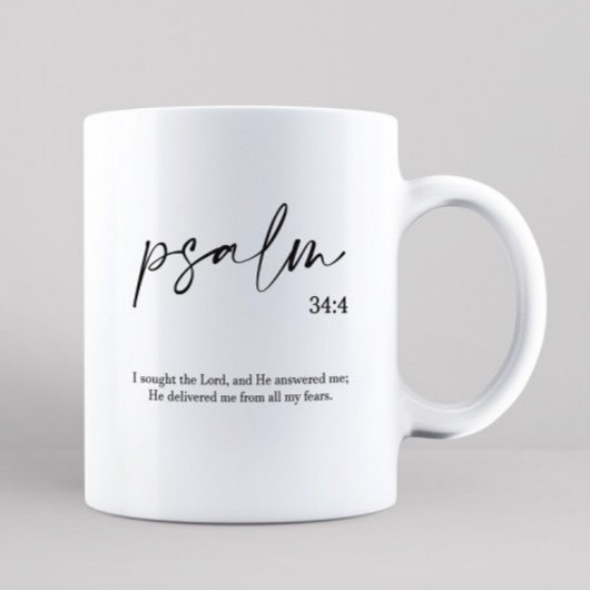Mug Verse Bible Élégant Vert